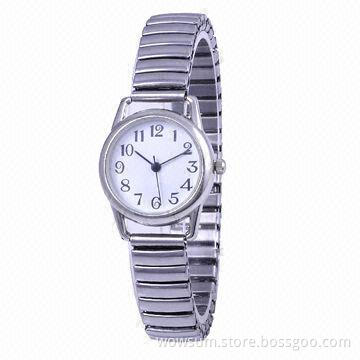 Ladies' Metal Watch with RoHS and CE Marks